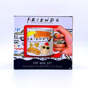 FRIENDS DIY Mug Set With Charm, Sticker & Coaster